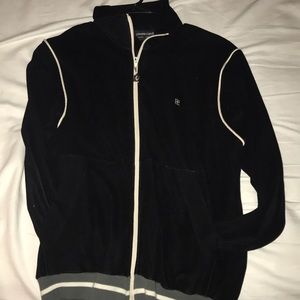 Vintage Pierre Cardin velour Track Jacket Mens SzM